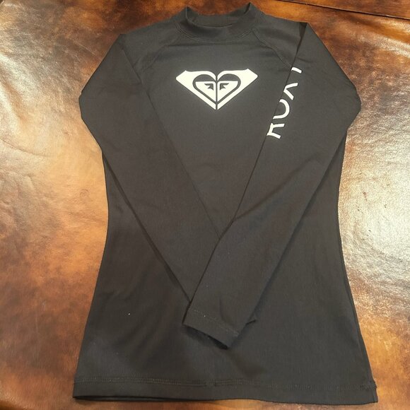 NWOT Roxy Whole Hearted Long Sleeve Rashguard Surfing Top - Picture 5 of 9